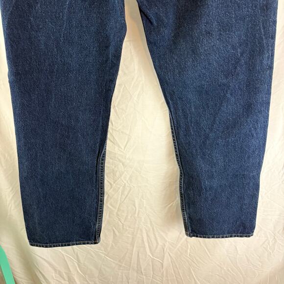 Levi's 505 Regular Fit Straight Leg Vintage y2K Denim Jeans USA 36 x 30 - Picture 5 of 6